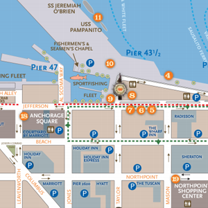Fisherman's Wharf Map